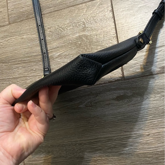 A New Day Black Faux Leather Crossbody Purse - Picture 6 of 13